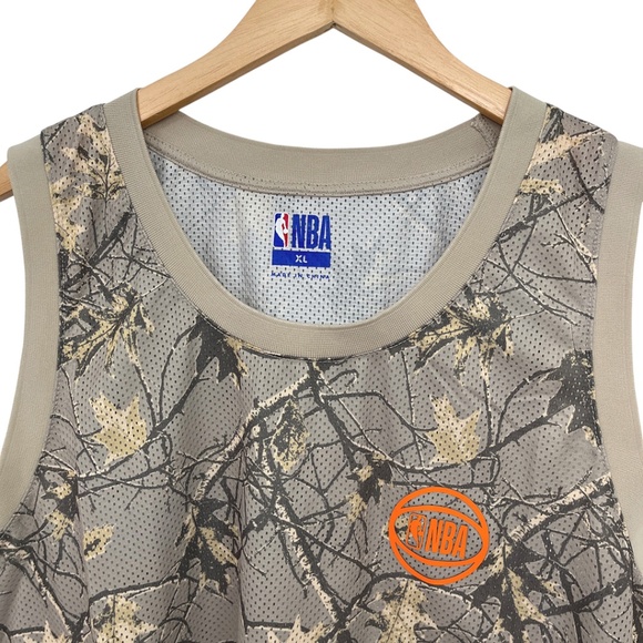 NBA Camo Leaf Print Basketball Jersey Tank Men’s XL - Picture 3 of 11